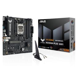 Asus TUF GAMING A620AM-PLUS WIFI, AMD A620A, AM5, Micro ATX, 4 DDR5, HDMI, 2 DP, Wi-Fi 6, 2.5G LAN, 2x M.2 Asus TUF GAMING A620AM-PLUS WIFI, AMD A620A, AM5, Micro ATX, 4 DDR5, HDMI, 2 DP, Wi-Fi 6, 2.5G LAN, 2x M.2